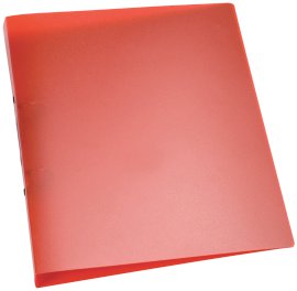 Q-Connect Ringmappe 2-Ring A4 translozierend Rot 25 mm