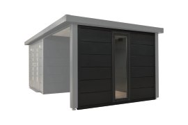 WOLFF FINNHAUS Seitenwand mit Fenster feststehend für Terrasse 30