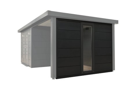 WOLFF FINNHAUS Seitenwand mit Fenster feststehend für  Terrasse 30