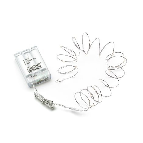 LED-Lichterkette Micro Indoor 20 LED's Silber 6 H-T