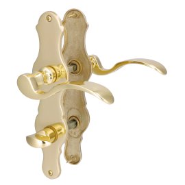 ALPERTEC Türbeschlag Eva Easy-LS Messing poliert WC