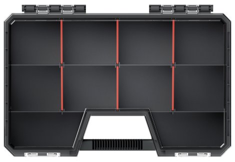 KISTENBERG Sortimentbox 10 FA 1 Wand 29x16x6 cm