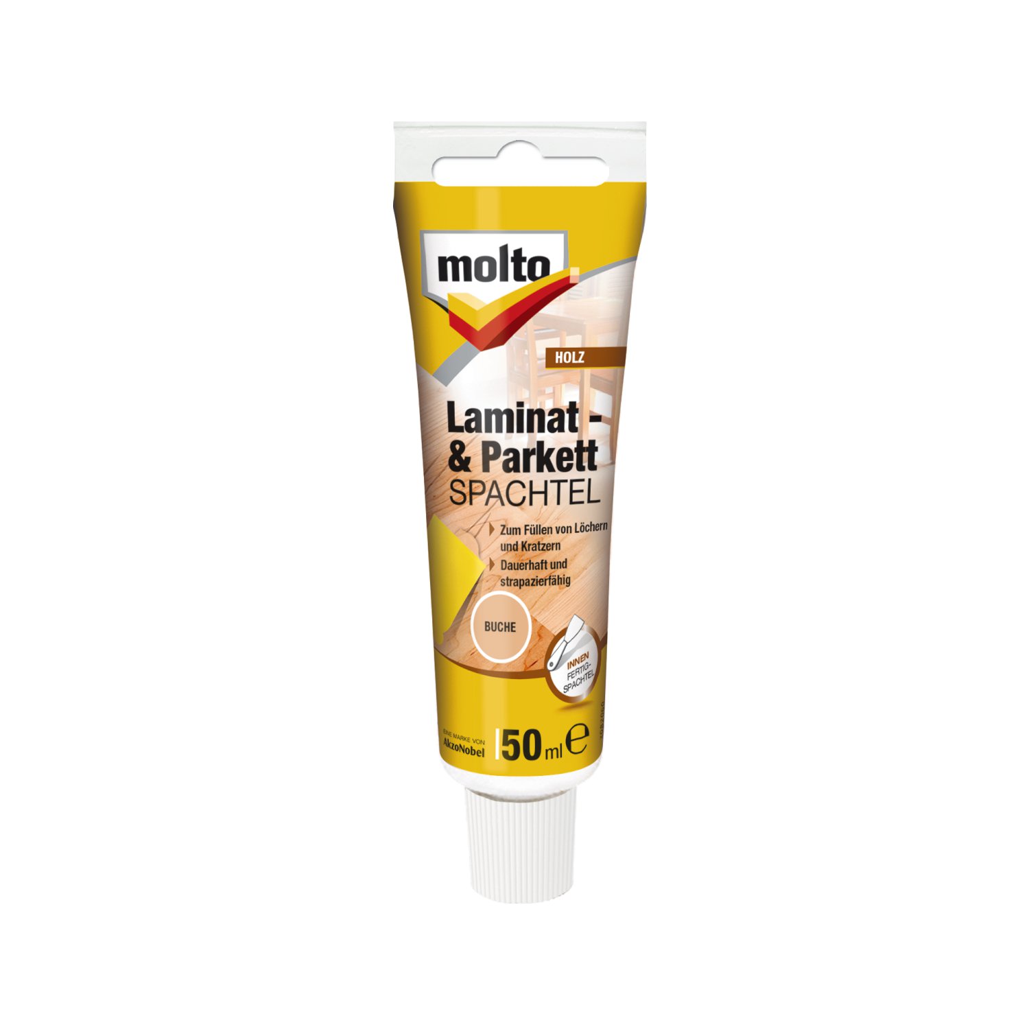 MOLTO Laminat & Parkett Spachtel Buche 50 ml