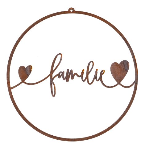 Garten-Dekohänger Familie ⌀ 30 cm
