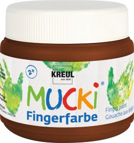 KREUL Fingerfarbe Braun 150 ml