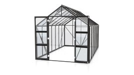 VITAVIA Gewächshaus Domus ESG 3 mm Schwarz
