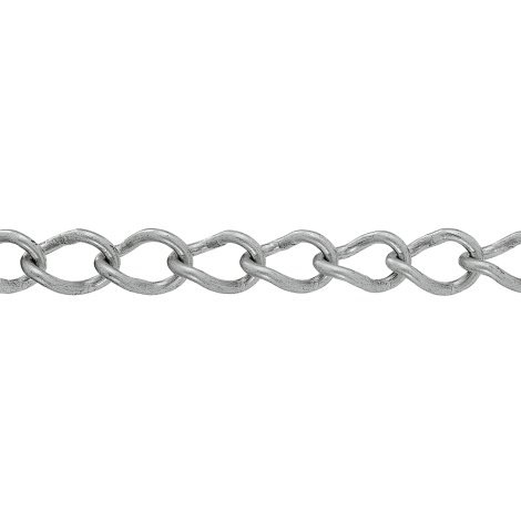 Werksnormkette gedreht oval 4 mm