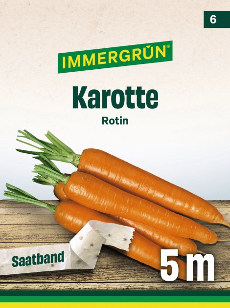 IMMERGRÜN Tütensamen Karotte Rotin