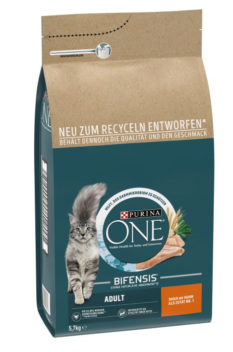 PURINA ONE® Adult reich an Huhn und Vollkorn-Getreide 5,7 kg