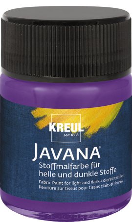 KREUL Stoffmalfarbe für helle/dunkle Stoffe Violett