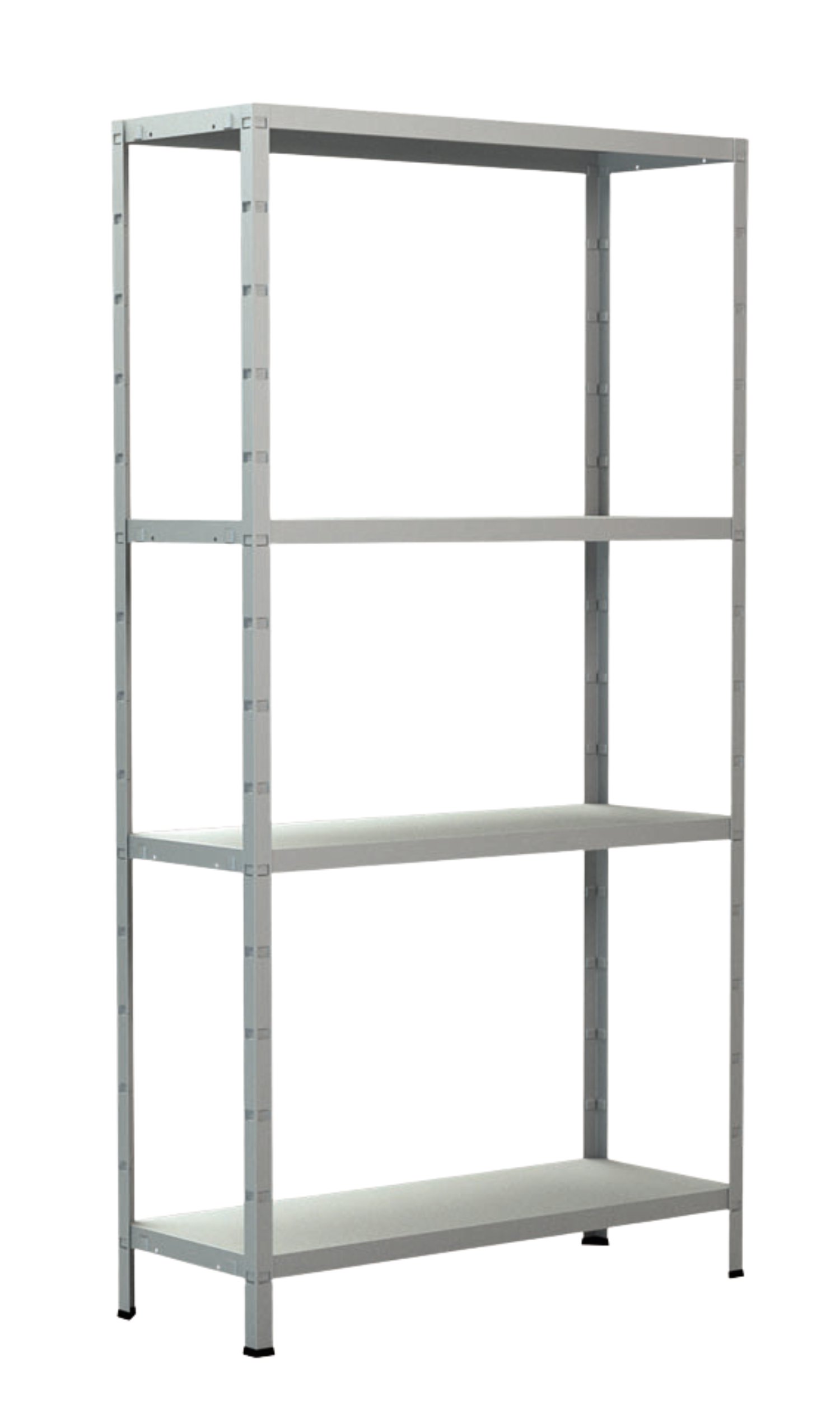 SCHULTE REGALWELT Steckgrundregal 4 Böden Weiß