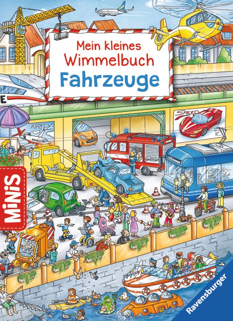 RAVENSBURGER Buch Mein kleines Wimmelbuch Fahrzeuge