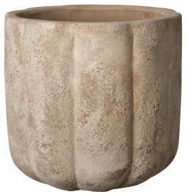 DEROMA Pflanztopf Pumpkin Braun 28 cm