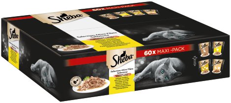 SHEBA Maxi-Pack Geflügel in Souce 60x85 g