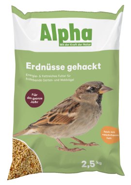 ALPHA Erdnusskerne gehackt 2,5 kg