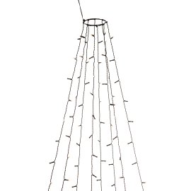 LED-Baummantel mit Ring 8 Strang