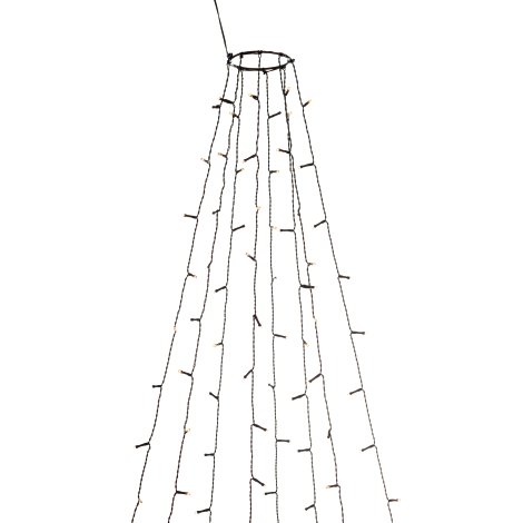 LED-Baummantel mit Ring 8 Strang 50 Dioden