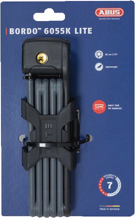 ABUS Faltschloss Bordo 6055K/85 SH Schwarz