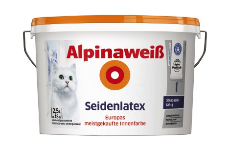 ALPINA Alpinaweiß Seidenlatex 2,5 l