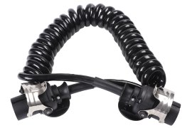 Spiral-Verbindungskabel 15-polig 24V