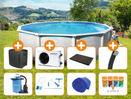 STEINBACH Stahlwandpool-Set Grande Ø 549x135 cm Large