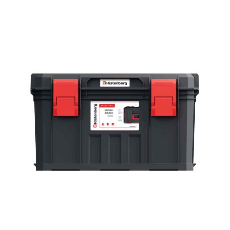 KISTENBERG Werkzeugkiste Schwarz/Rot