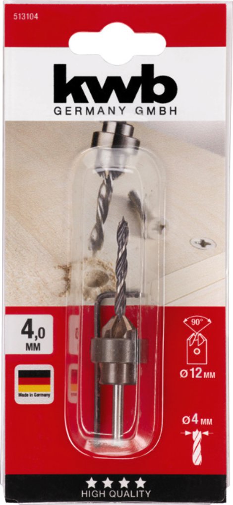 KWB Aufstecksenker-Satz Ø 4 mm