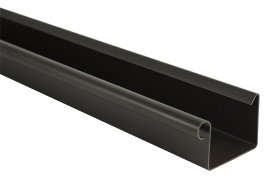 Kastenrinne aus Kunststoff Braun 1 m RG 70