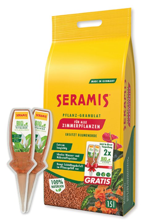 Pflanzgranulat 15 l + 2 Vitalkur gratis