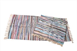 Fleckerlteppich Baumwolle 70x140  cm