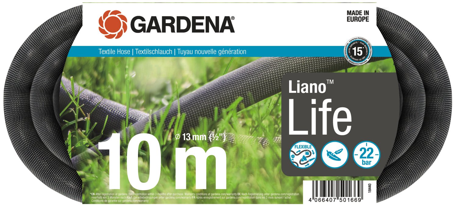 GARDENA Textilschlauch Linao™ Life 1/2" 10 m