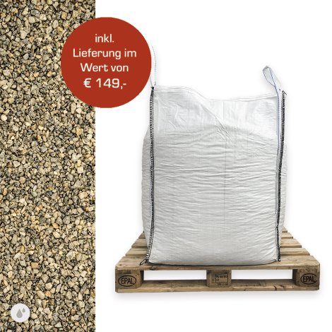 CASAFINO Streu- und Pflastersplitt 4-8mm feucht 1000kg Big Bag