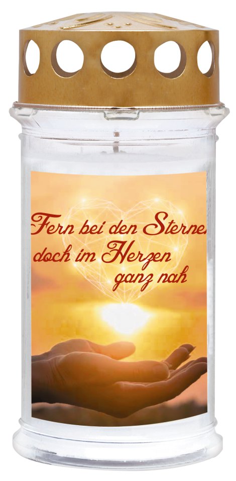 AMBROSIUS Grablicht Sterne 5 Tage