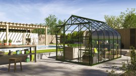 VITAVIA Gewächshaus Dione ESG 3 mm Grün