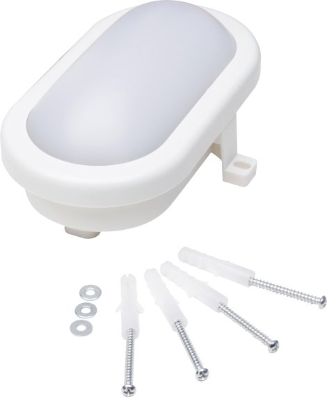 KOPP LED-Ovallampe 5,5W Weiß