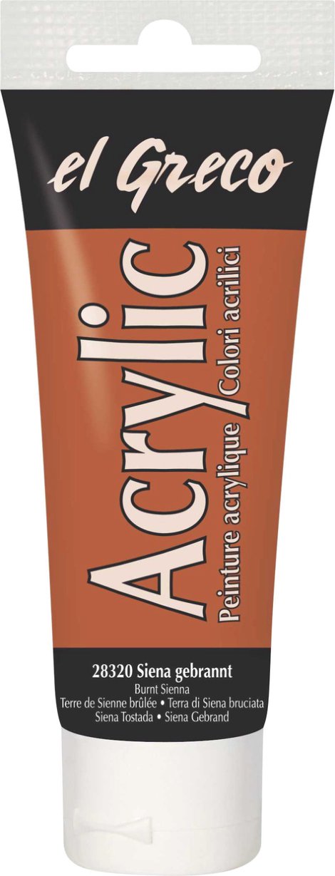 KREUL Acrylfarbe el Greco Siena gebrannt 75 ml