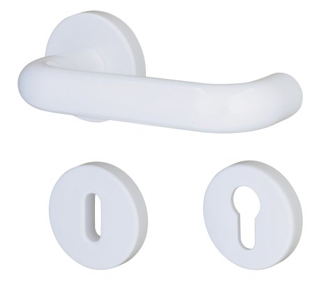 ALPERTEC Türbeschlag Paula-R Nylon Weiß BB PZ