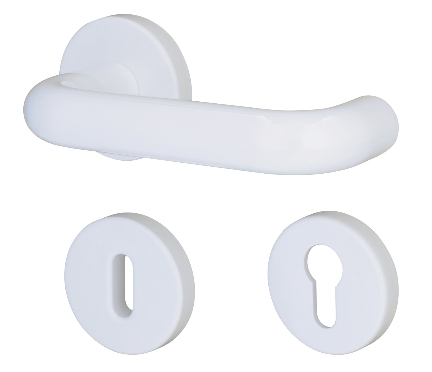 ALPERTEC Türbeschlag Paula-R Nylon Weiß BB PZ