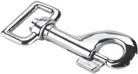 Karabinerhaken mit eckigem Umlauf