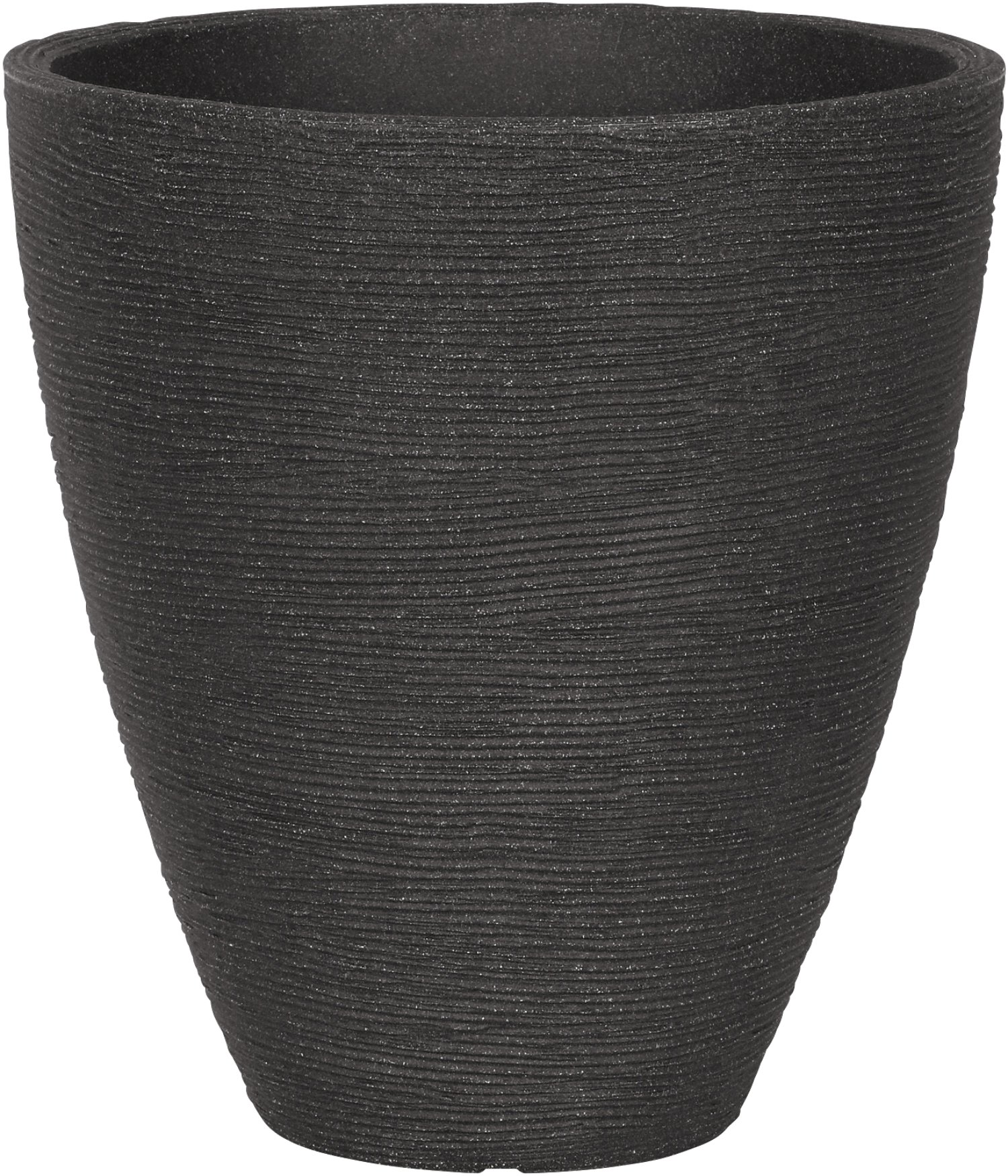 GELI Rillentopf rund Anthrazit 40x42cm