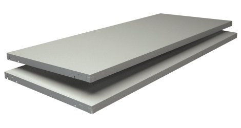 SCHULTE REGALWELT Fachboden PowerMax Weiß  120x50 cm, 2 Stk.