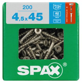 SPAX Schraube A2 Torx 4,5x45 mm XL 200 Stk.