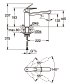 GROHE Spültisch-Einhandmischer Start Edge mittelhoher Auslauf