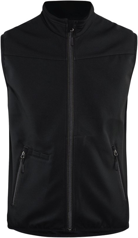 BLÅKLÄDER Softshell Weste schwarz/dunkelgrau 2 XL