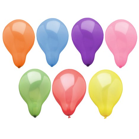 Luftballon farbsortiert 22,5 cm 25 Stk.