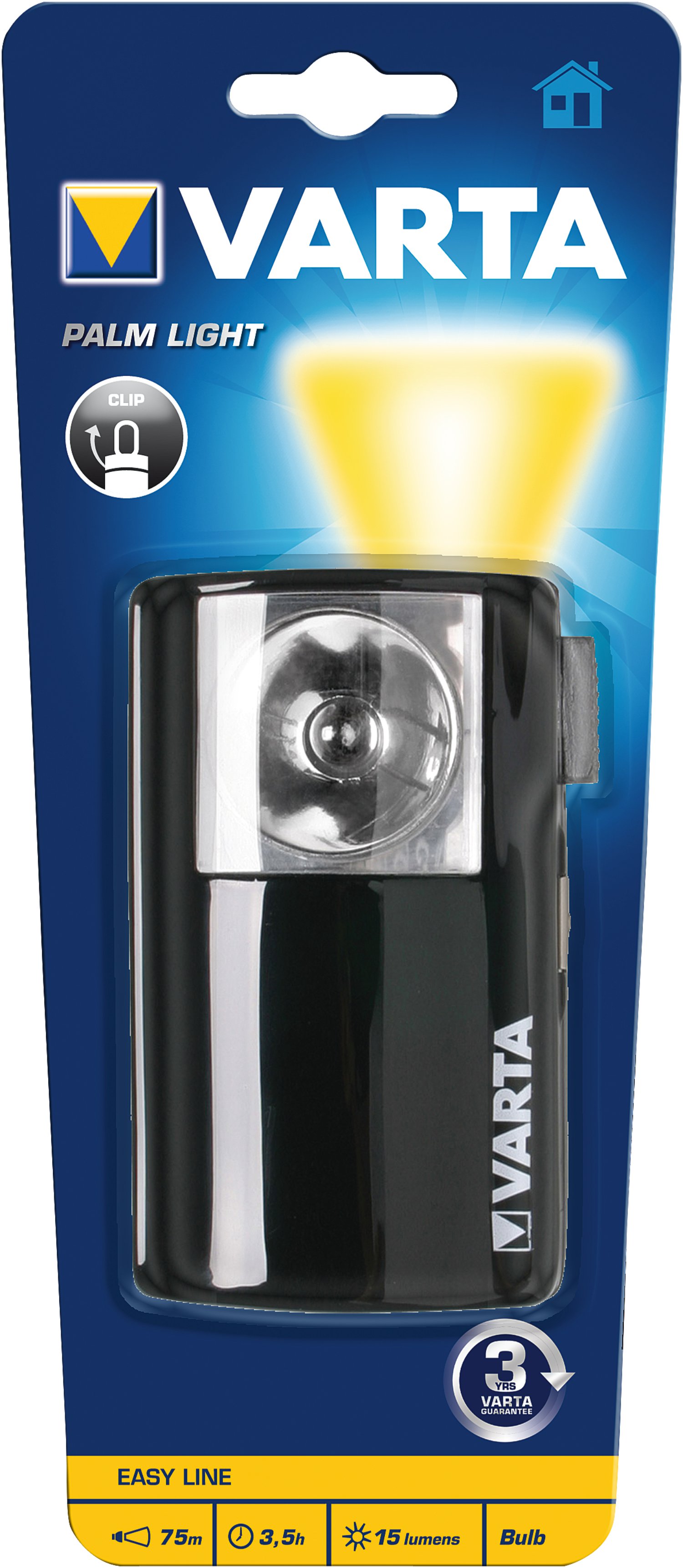 VARTA Taschenlampe Palm Light 3R12 ohne Batterien