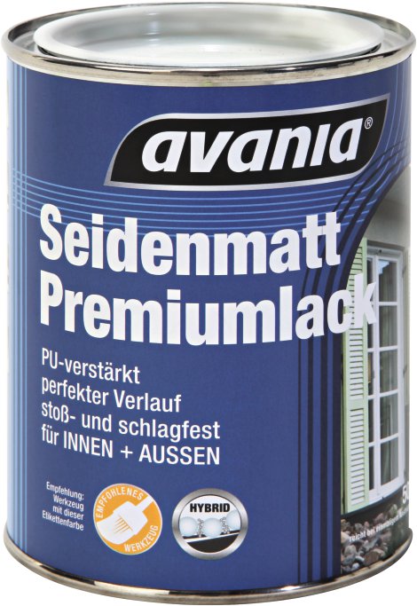 AVANIA Premiumlack Seidenmatt Cremeweiß 250 ml