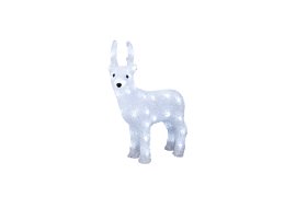 LED-Outdoor Figur Rentier Acryl Kaltweiß 40 Dioden