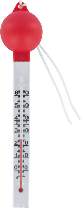 STEINBACH Schwimm-Thermometer mit Kugelkopf 29x 6 cm, weiß