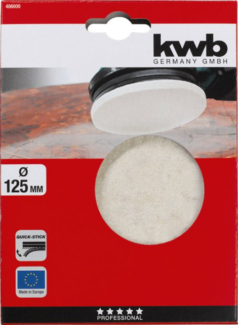 KWB Klett-Filzscheibe 125 mm